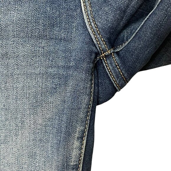 Good American Good Legs Jeans Women’s Size 25 Blue Crop High Rise Distressed - Picture 9 of 14